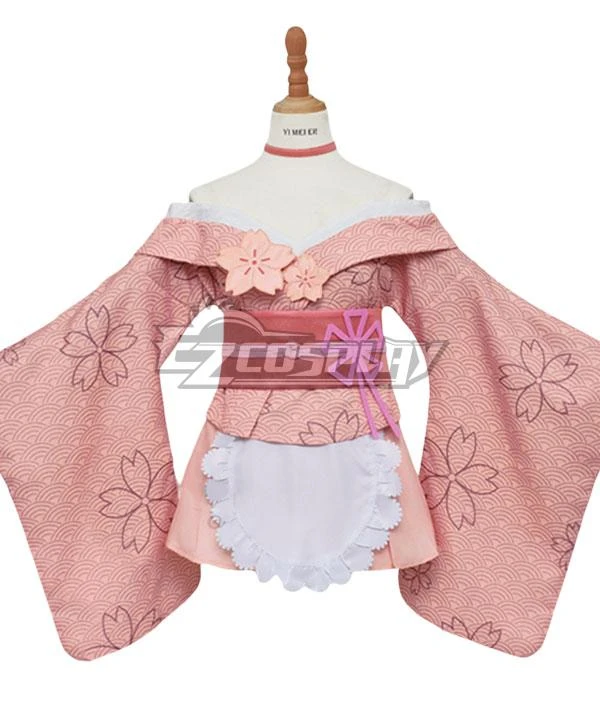 Re: Life In A Different World From Zero Re: Zero Starting Life In Another World Sakura Rem Cosplay Costume 2 Re: Life In A Different World From Zero Re: Zero Starting Life In Another World Sakura Rem Cosplay Costume - Image 2