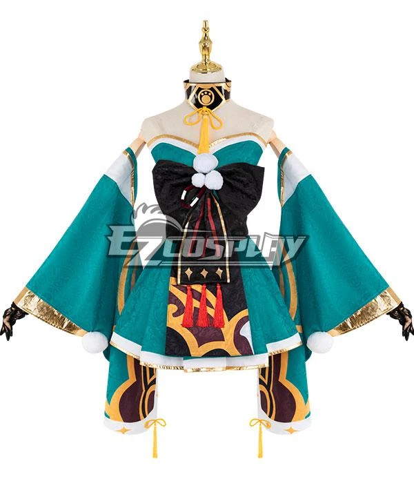 Genshin Impact Ms Hina Gorou Female Original Dress Cosplay Costume 5 Genshin Impact Ms Hina Gorou Female Original Dress Cosplay Costume - Image 5