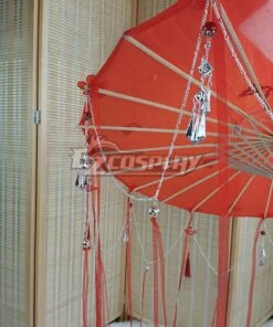 Tian Guan Ci Fu Heaven Official's Blessing Hua Cheng Red Umbrella Cosplay Accessory Prop Cosplay Accessory Prop- Chain Not Included -EZCOSPLAY SHOP 2899578 1646124806 10