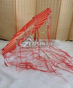 Tian Guan Ci Fu Heaven Official's Blessing Hua Cheng Red Umbrella Cosplay Accessory Prop Cosplay Accessory Prop- Chain Not Included -EZCOSPLAY SHOP 2899578 1646124806 3
