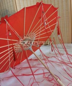 Tian Guan Ci Fu Heaven Official's Blessing Hua Cheng Red Umbrella Cosplay Accessory Prop Cosplay Accessory Prop- Chain Not Included -EZCOSPLAY SHOP 2899578 1646124806 5