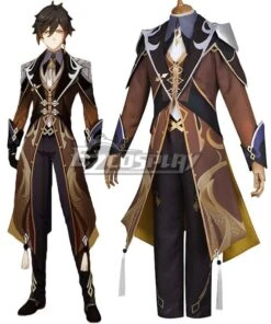 Genshin Impact Zhong Li Zhongli Customize Size Cosplay Costume New Edition -EZCOSPLAY SHOP 2915845 1647515406 1