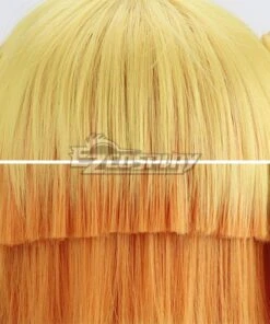 Demon Slayer: Kimetsu No Yaiba Agatsuma Zenitsu Female Long Golden Orange Cosplay Wig B Edition -EZCOSPLAY SHOP 2952852 1650969227 4