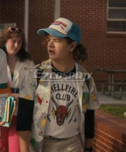Stranger Things 4 (2022) Summer Short Sleeve Shirt Dustin Henderson Cosplay Costume
