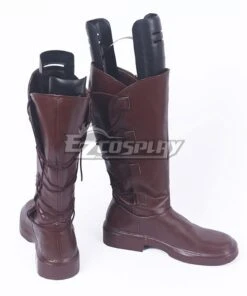 Star Wars The Last Jedi Rey New Brown Shoes Cosplay Boots -EZCOSPLAY SHOP 2 14 5