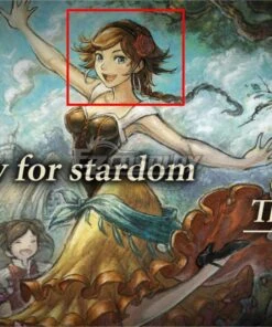 Octopath Traveler 2 Dancer Agnea Brown Cosplay Wig