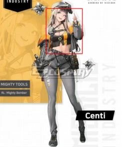 Nikke The Goddess Of Victory Centi Golden Cosplay Wig