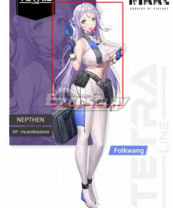 Nikke The Goddess Of Victory Folkwang White Cosplay Wig