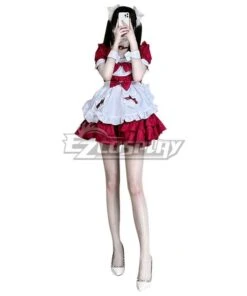Christmas Special! ! ! Christmas Costume Sexy Skirt Maid Dress Red Cosplay Costume 7 Christmas Special! ! ! Christmas Costume Sexy Skirt Maid Dress Red Cosplay Costume -EZCOSPLAY SHOP 3107165 1667530526 3