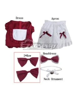 Christmas Special! ! ! Christmas Costume Sexy Skirt Maid Dress Red Cosplay Costume 9 Christmas Special! ! ! Christmas Costume Sexy Skirt Maid Dress Red Cosplay Costume -EZCOSPLAY SHOP 3107165 1667530526 5