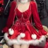 Christmas Special! ! ! Christmas Shirt Sexy Pure Desire Halloween Angel Red Cosplay Costume -EZCOSPLAY SHOP 3107199 1667530576 1