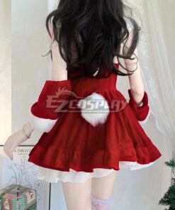 Christmas Special! ! ! Christmas Bunny Sexy Cute Red Cosplay Costume -EZCOSPLAY SHOP 3107301 1667530716 3