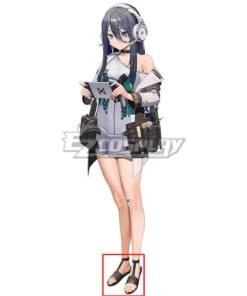 Nikke The Goddess Of Victory Exia Black Cosplay Shoes