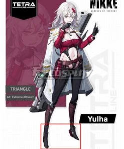 Nikke The Goddess Of Victory Yulha Black Cosplay Shoes