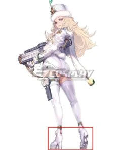 Nikke The Goddess Of Victory Ludmilla White Cosplay Shoes
