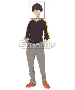 GRIDMAN UNIVERSE Koyomi Yamanaka Black Cosplay Wig