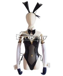 Genshin Impact Eula Bunny Girl Cosplay Costume
