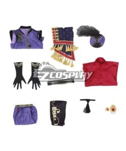 Disney Twisted Wonderland Pomefiore Epel Felmier Masquerade Dress Cosplay Costume -EZCOSPLAY SHOP 3150804 1675405846 10