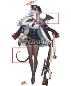 Blue Archive Kurodate Haruna Cosplay Accessory Prop