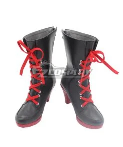 Blue Archive Kosaka Wakamo Black Cosplay Shoes