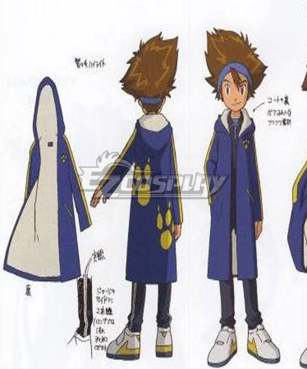 Digimon Adventure 02 Tai Kamiya/Taichi Cosplay Costume 1 Digimon Adventure 02 Tai Kamiya/Taichi Cosplay Costume