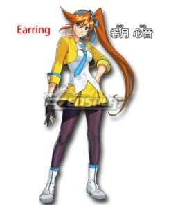 Ace Attorney Gyakuten Saiban Athena Cykes Yellow Ear Accessory Cosplay Accessory Prop