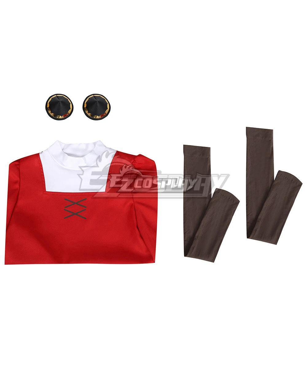 SPY×FAMILY CODE: White Anya Forger Red Dress Cosplay Costume 5 SPY×FAMILY CODE: White Anya Forger Red Dress Cosplay Costume - Image 5