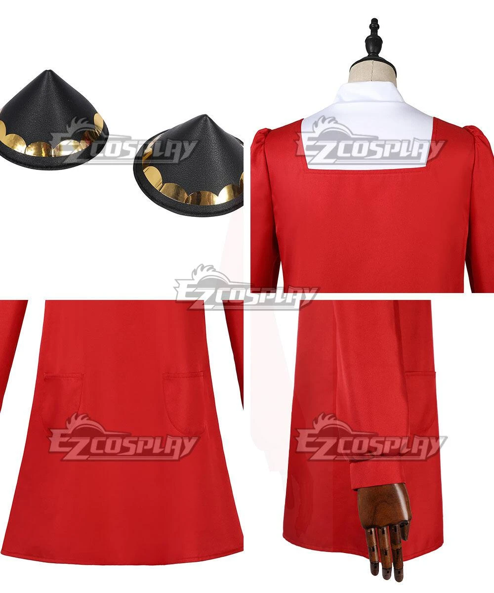 SPY×FAMILY CODE: White Anya Forger Red Dress Cosplay Costume 7 SPY×FAMILY CODE: White Anya Forger Red Dress Cosplay Costume - Image 7