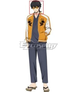 Windbreaker Wind Breaker Togame Jō Black Cosplay Wig