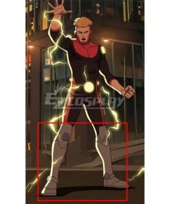 Invincible Season 3 Powerplex Brown Shoes Cosplay Boots