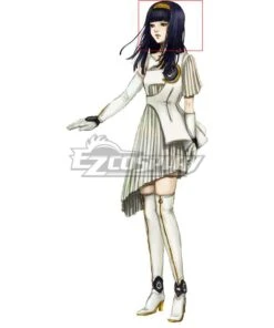 Gnosia Anime Yuriko Black Cosplay Wig