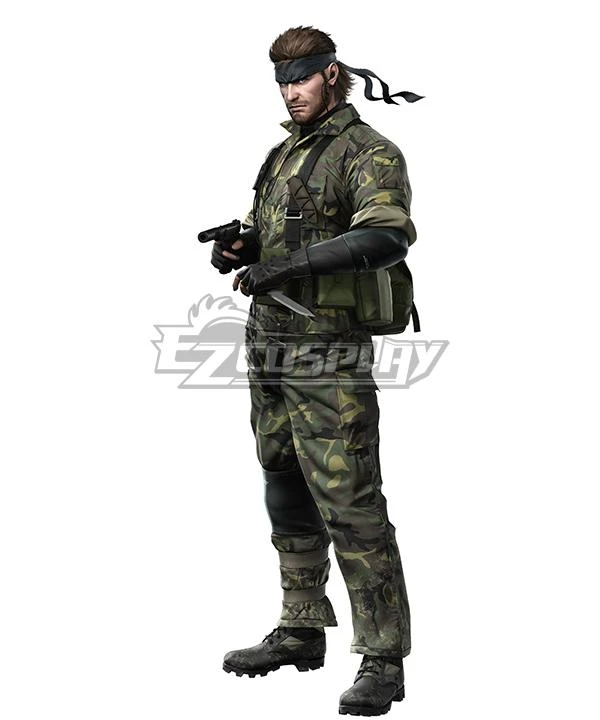 Metal Gear Solid Delta: Snake Eater Big Boss Naked Snake Military Camouflage Uniforms Cosplay Costume 1 Metal Gear Solid Delta: Snake Eater Big Boss Naked Snake Military Camouflage Uniforms Cosplay Costume