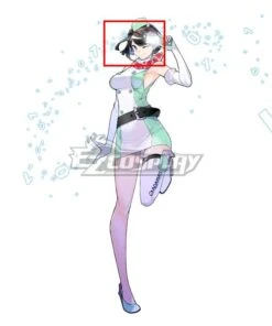 Digimon Story: Time Stranger Female Protagonist Kanan Yuki Black Cosplay Wig