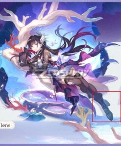 Honkai: Star Rail Helektra Black Cosplay Shoes