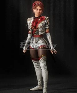 Clair Obscur: Expedition 33 Maelle White Flowers Suit Outfit Cosplay Costume