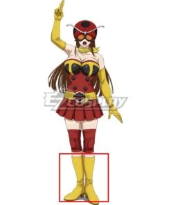 Tojima Tanzaburo Wants To Be A Masked Rider Yuriko Okada Yellow Shoes Cosplay Boots