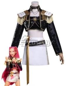 Kpop Demon Hunters Mira Golden Take Down Outfit Cosplay Costume