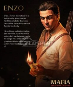 Mafia: The Old Country Enzo Favara B Cosplay Costume