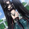 High School DxD BorN Raynare Black Shoes Cosplay Boots