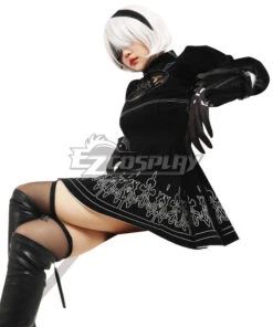 NieR: Automata 2B YoRHa No.2 Type B Halloween Cosplay Costume -EZCOSPLAY SHOP 5 34 19