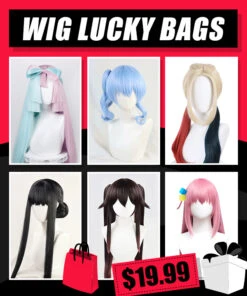 Ezcosplay Wig Lucky Bag 1 Random Cosplay Wig