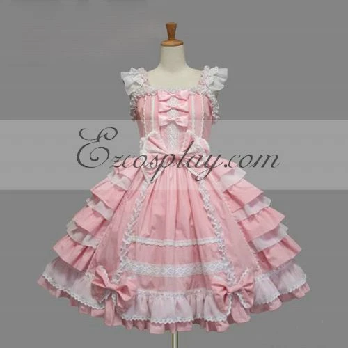 Pink Gothic Lolita Dress -LTFS0099 1 Pink Gothic Lolita Dress -LTFS0099