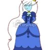 Adventure Time With Fiona And Cake Ice Queen Cosplay Costume -EZCOSPLAY SHOP adventure time with fiona and cake ice queen cosplay costume