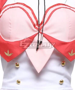 Final Fantasy VII Remake FF7R Aerith Gainsborough Pink Maid Cosplay Costume Design By@Lino -EZCOSPLAY SHOP aerith gainsborough pink maid cosplay costume design by lino 8