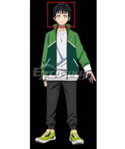 Zom 100: Bucket List Of The Dead Akira Tendo Black Cosplay Wig