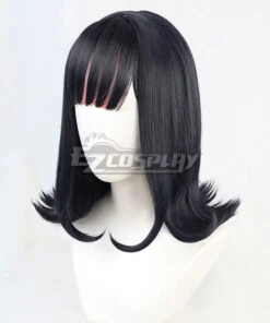 Akudama Drive Ordinary Person Black Purple Cosplay Wig -EZCOSPLAY SHOP akudama drive ordinary person black purple cosplay wig 4