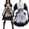 Alice: Asylum Alice: Madness Alice Ash Dress Cosplay Costume -EZCOSPLAY SHOP alice asylum alice madness alice ash dress cosplay costume 1