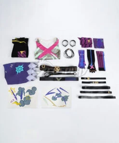 Arcane Season 2 League Of Legends LOL Jinx Battle Suit Cosplay Costume -EZCOSPLAY SHOP arcane season 2 league of legends lol jinx battle suit cosplay costume 6