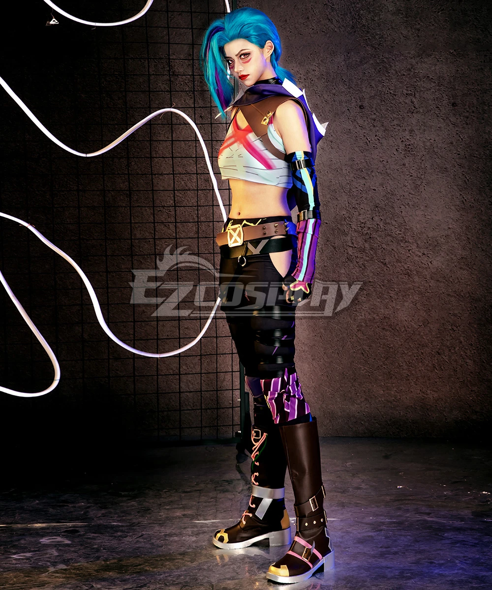 Arcane Season 2 League Of Legends LOL Jinx Cosplay Costume 2 Arcane Season 2 League Of Legends LOL Jinx Cosplay Costume - Image 2
