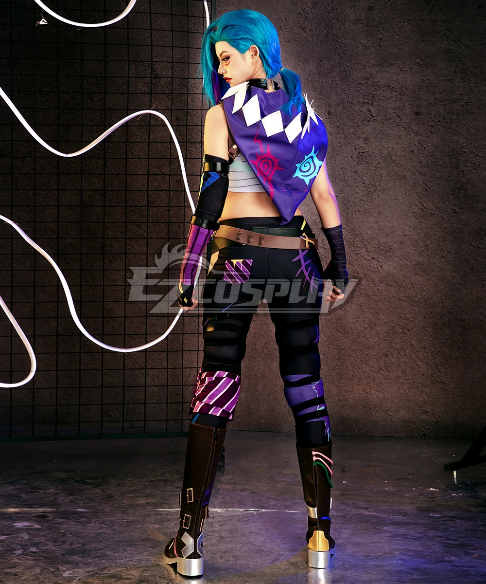 Arcane Season 2 League Of Legends LOL Jinx Cosplay Costume 4 Arcane Season 2 League Of Legends LOL Jinx Cosplay Costume - Image 4